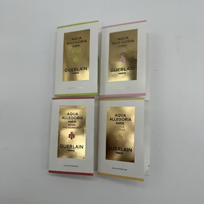 4PC Aqua Allegoria Forte Eau De Parfum Sample Set
