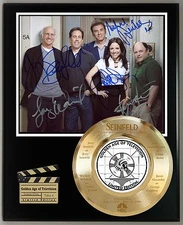 SEINFELD LIMITED EDITION SIGNATURE & LASER ETCHED TV SERIES DISPLAY