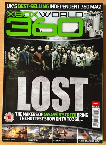 Xbox World 360 Magazine #57 November 2007 | LOST | Stranglehold | SEGA Rally