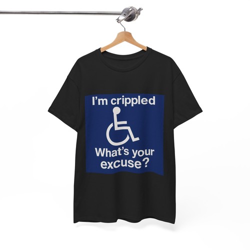 Lustiges Unisex-T-Shirt mit Behinderung, Shirt mit verkrüppeltem Humor, Geschenk mit Behinderung, - Bild 3 von 37