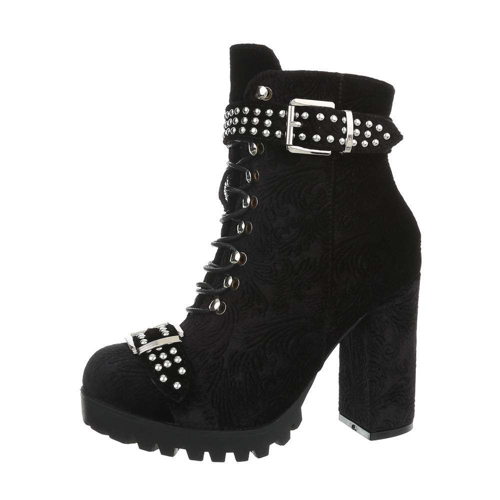 HIGH HEELS SCHNÜRER STIEFELETTEN DAMENSCHUHE DESIGNER NEU Gr 37 black 1272 HIGH HEELS SCHNÜRER STIEFELETTEN DAMENSCHUHE DESIGNER NEU Gr 37 black 1272