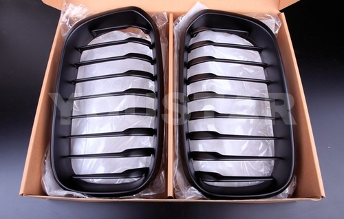 FAST EMS x2 MATT BLACK Individual Grills for BMW F20 F21 LCI 15-ON 1 Series M135 - Bild 2 von 5