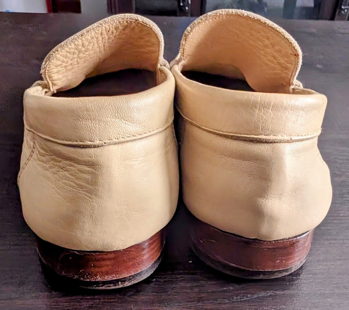 DOLCE & GABBANA SUEDE IVORY LOAFERS GREAT CONDITION *small mark right shoe DOLCE & GABBANA Shoes White Woven Leather Slip On Loafers  main image 3