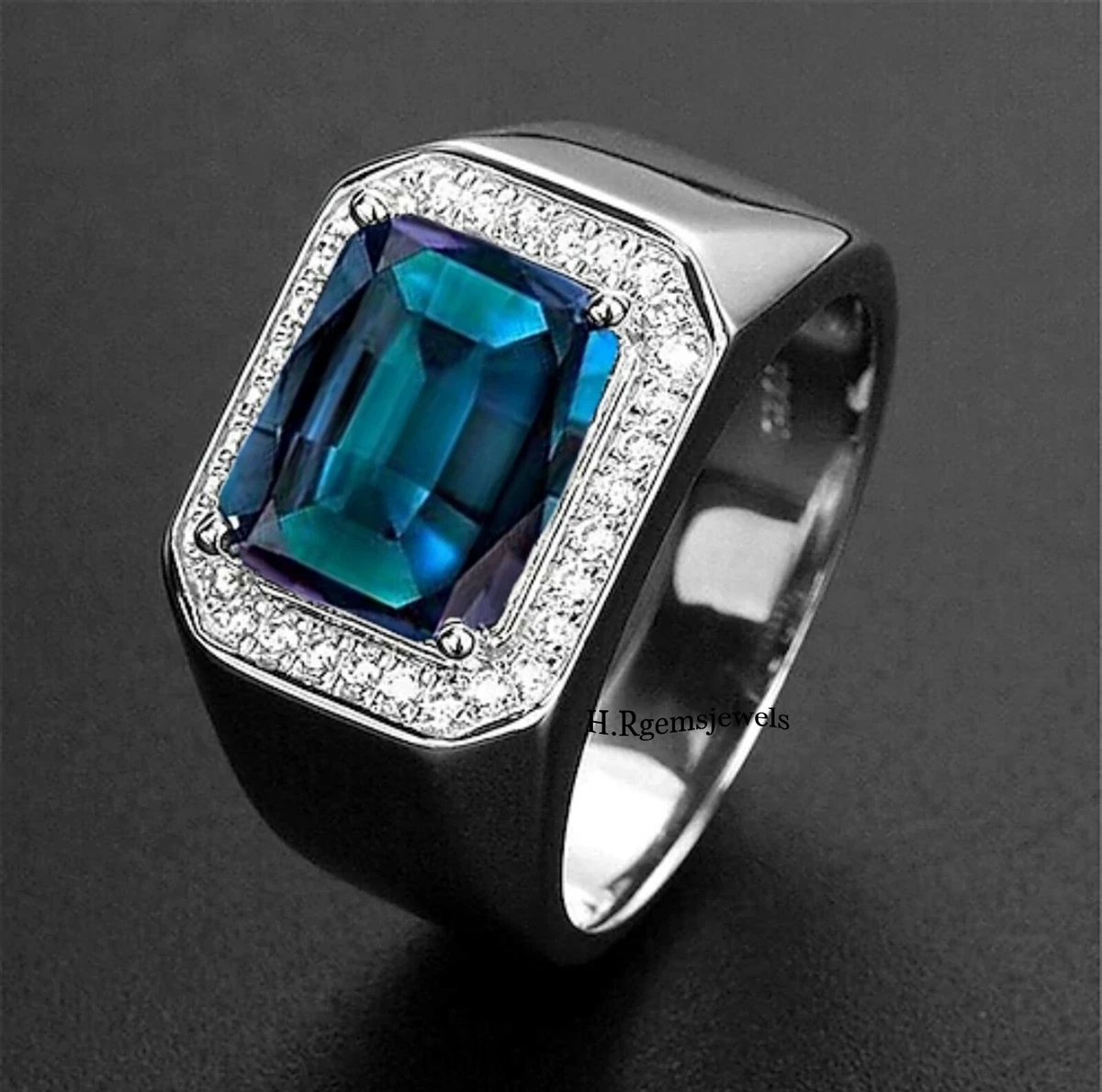 Men's 2024 birthstone rings