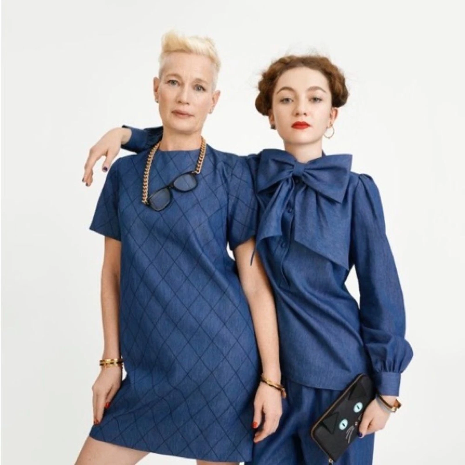 Abito Chambray trapuntato Kate Spade New York taglia 0