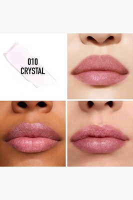 DIOR Rouge Dior Lipstick #010 Crystal Sparkle Finish Holiday 2025