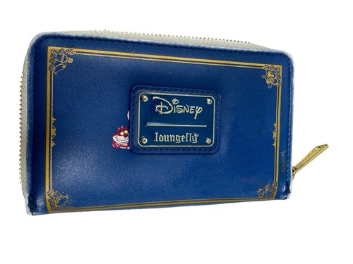 Loungefly Disney Alice in Wonderland Classic Book Zip Around Wallet - Picture 2 of 3