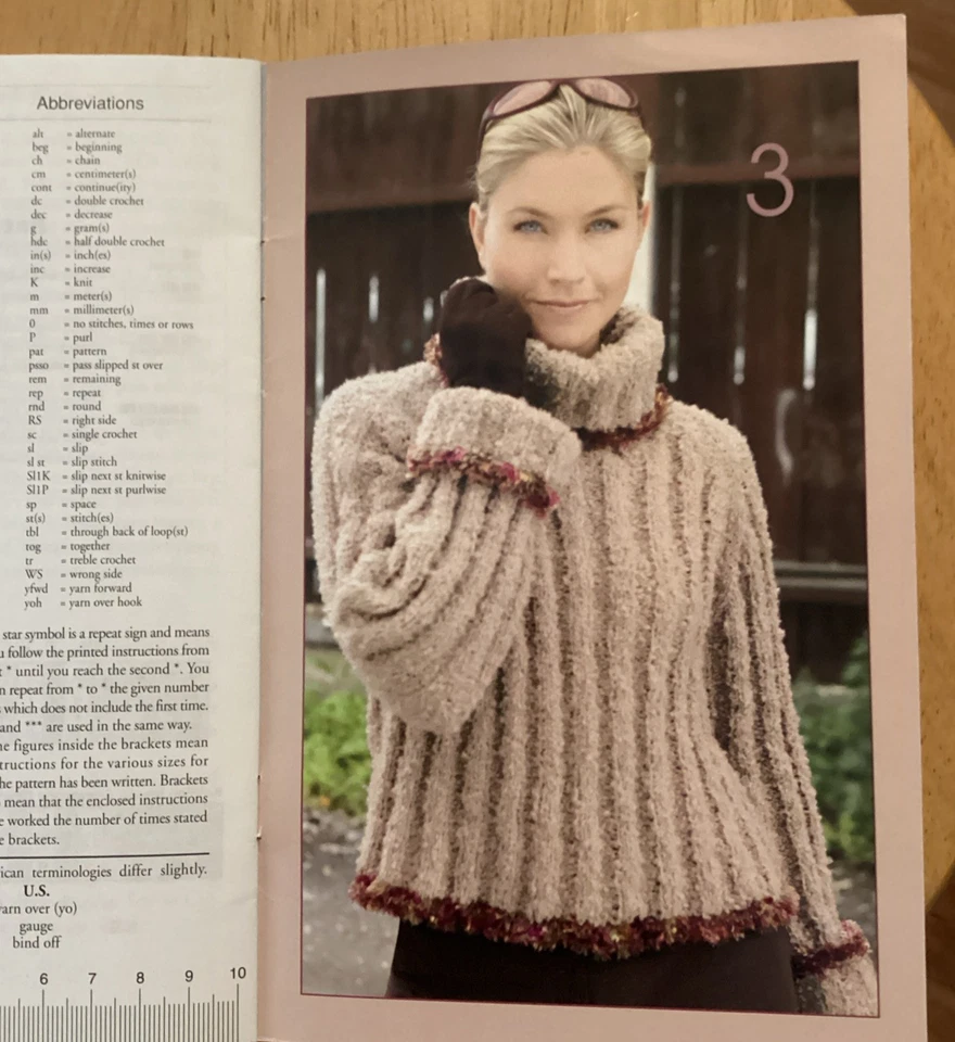 Bernat Urban Flair with Boa & Soft Bouche Knitting & Crochet Patterns - Image 4 of 4