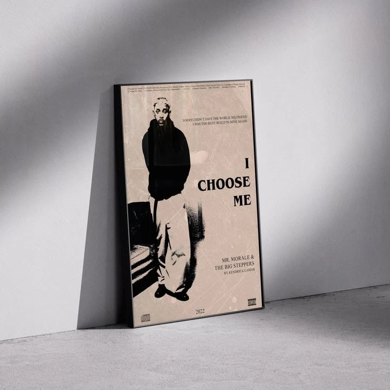 Kendrick Lamar Poster - Big Stepper Poster - Album Cover Poster - Rapper Poster - Image 3 of 4