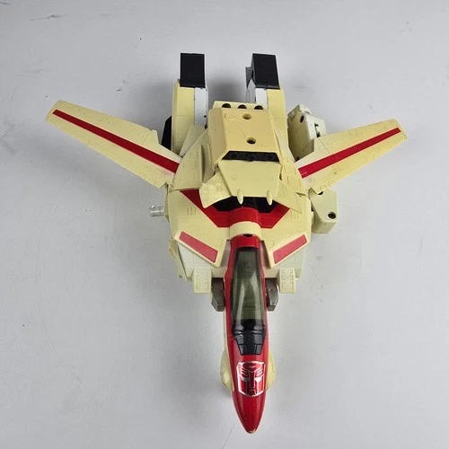 VINTAGE 1985 BANDAI TRANSFORMERS  G1 JETFIRE / SKYFIRE Incomplete MISSING ARM