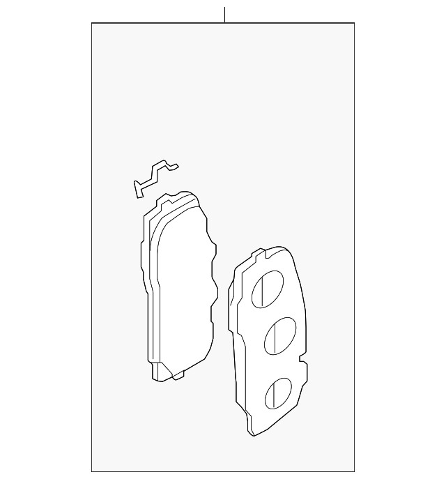 Genuine Audi Disc Brake Pad Set 8W0-698-151-BE