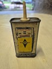 Sunoco 4 fl oz Metal Oil Can w/ Spout Blue Gas & Oil Advertising — photo 2