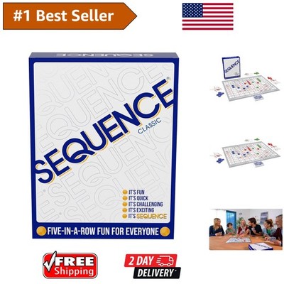 Multi-Player SEQUENCE Game   Enhance Strategy Skills for Family Game Nights