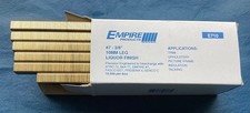 Upholstery Staples E710, 3/8" Crown, 3/8  Leg, 10,000 count Empire Liquor Finish