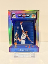 2020/21 Panini Donruss Optic LeBron James Air Defense Holo Prizm #5 LA Lakers