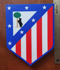FC Atletico Madrid - 9 3/4" Wall Sign/Bar Decoration