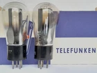 2x RGN1064 TELEFUNKEN tubes  GLOBE  (~ AZ1 ) - 1940s  - RGN 1064