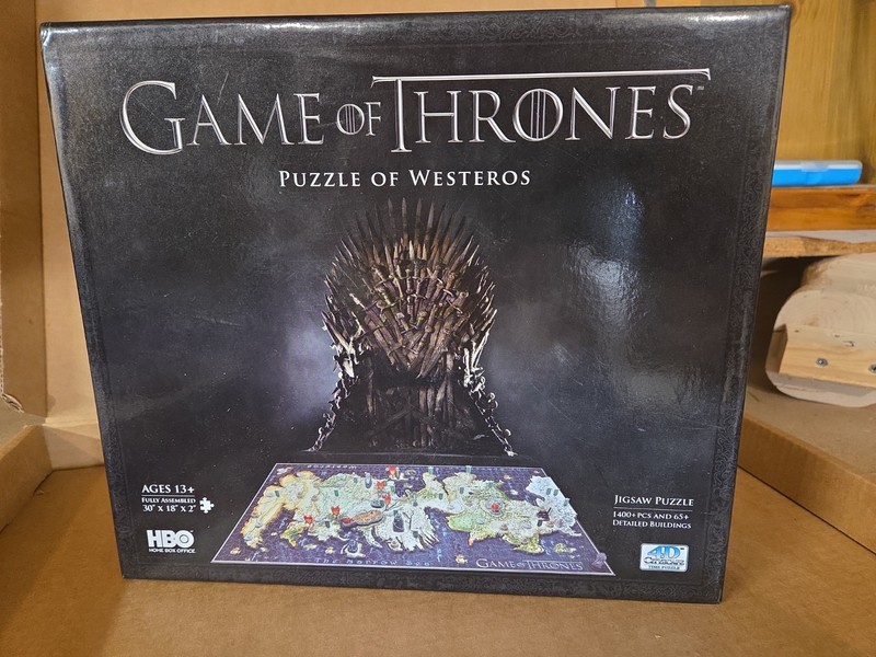Game Of Thrones 4D Cityscape Puzzle Of Westeros 1400+ Pieces