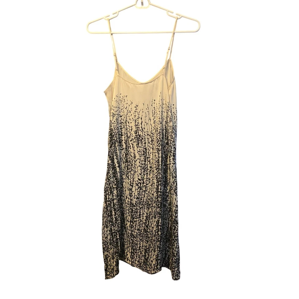 Diane Von Furstenberg silk semi sheer slip dress size 4 damaged - Image 2 of 4