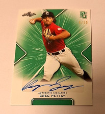 2021 Leaf Perfect Game National Showcase Green #GP1 Greg Pettay XRc Auto #4/10