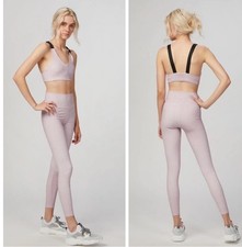 NWOT 110.00 Varley Luna Leggings in Blush Croc Size XS