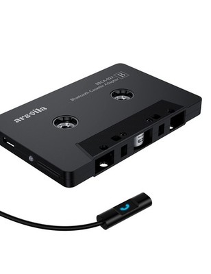 arsvita Bluetooth 5.0 Cassette to Aux Adapter for Car, Tape Audio Black02