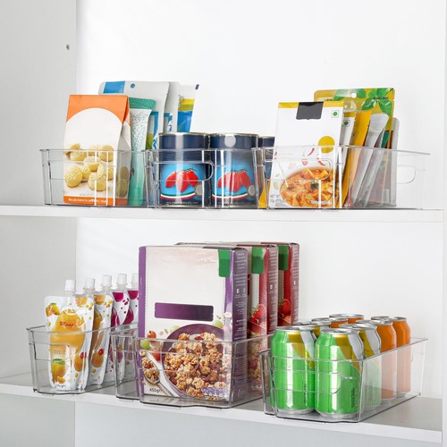 Kühlschrank Organizer und Aufbewahrung - 4 Stück Klar Kunststoffbehälter für Kühlschrank, Kostenlos... - Bild 2 von 7