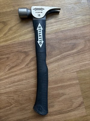 Stiletto Titanium 10oz Smooth Face Hammer