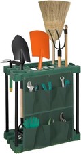 Garden Tool Storage Rack for Shed Garage Organiser Holder Freestanding Plastic
