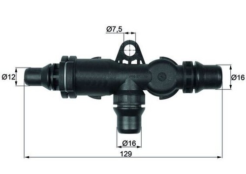 THERMOSTAT OIL COOLING TO 4 82 FOR BMW X5E53 LAND ROVER RANGE/III N62B48 4.8L - 第 2/9 張圖片