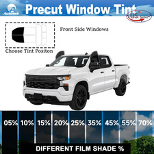 Precut Window Tint For Chevy Silverado 1500 Crew Cab 2019-2025 Front Doors