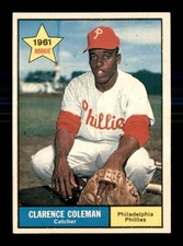 1961 Topps #502 Choo Choo Coleman RC NM X2930227