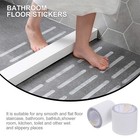  1 Roll Gummi-Traktionsbänder Klarer Treppenstufen transparentes Griffband für