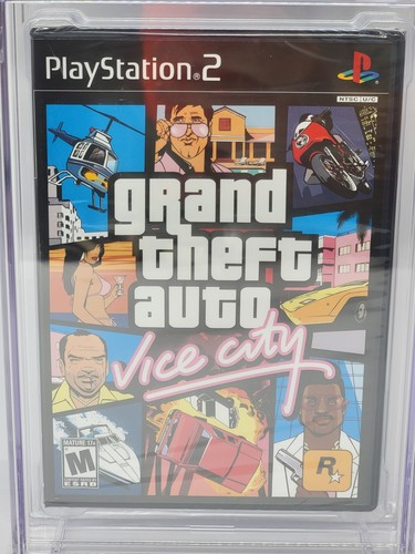 Graded Sealed Grand Theft Auto Vice City PlayStation 2 CGC 9.8 A++ Sealed PS2 - Picture 3 of 9