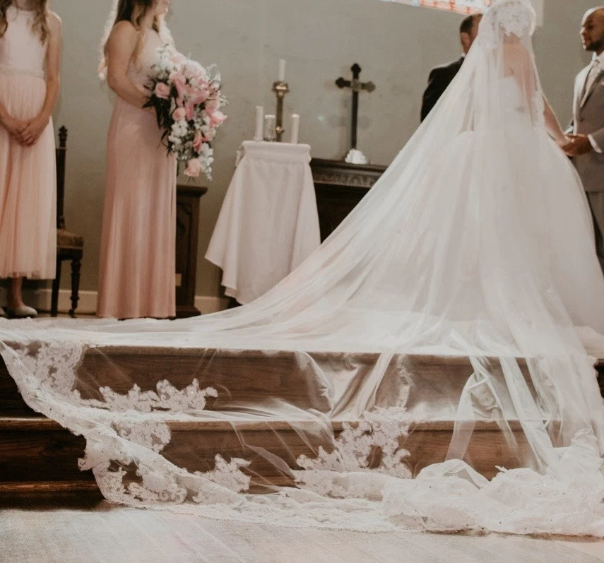 Vera Wang белый свадебное платье слоновой кости бальное платье размер 8 без бретелек полная длина платье - Изображение 2 из 4