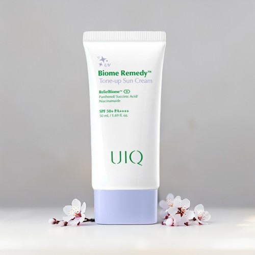 UIQ Biome Remedy Tone-up Sun Cream 1.69oz / 50ml SPF50+PA++++ K-Beauty - Picture 2 of 9