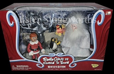 NEW 2004 Memory Lane Santa Claus Comin' Town Winter's Reform Kris Kringle Topper