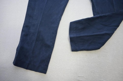 Tommy Bahama Hawaiihose Lyocell Leinen Relax flach dunkelblau Herren Gr. 34 x 30 - Bild 3 von 8