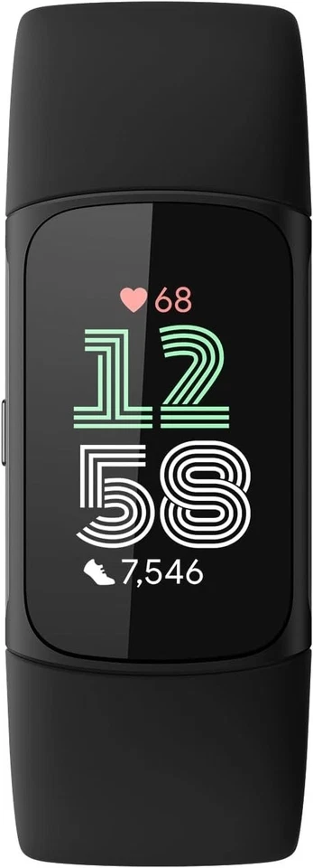 Fitbit Charge 6 Wristband Fitness Tracker Smart Watch - Black - GA05183NA - Image 2 of 4