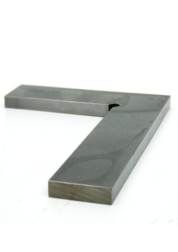 Schlosserwinkel ohne Anschlag 90°-Flachwinkel aus Edelstahl, (Metall, 55x75 mm) - Bild 5 von 5