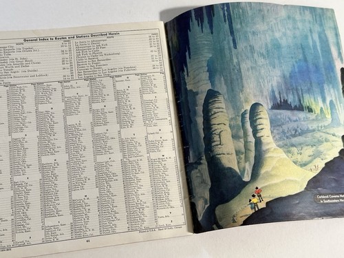 1953 Points of Interest Along the Santa Fe, Railroad Travel Booklet w/Route Maps - Picture 14 of 14