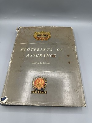 Footprints of Assurance Alwin E Bulau 1953 Macmillan Insurance History HC
