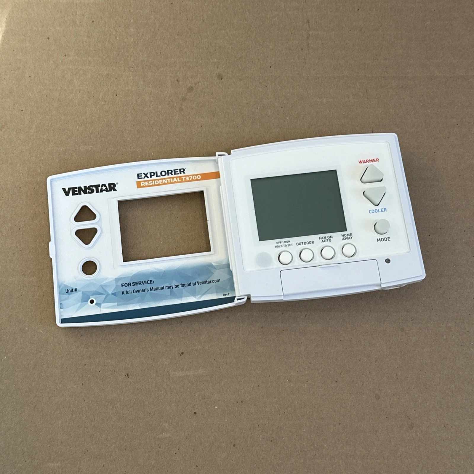 Venstar Explorer Residential T3700 Programmable Thermostat