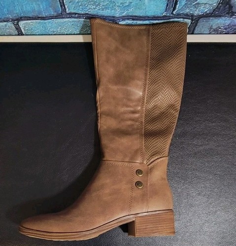 Baretraps Womens Madelyn Brown Knee-High Boots Shoes, 8.5 M - Picture 3 of 9