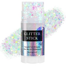 Mysense Iridescent White Body Glitter Stick for Face, Hair  Makeup