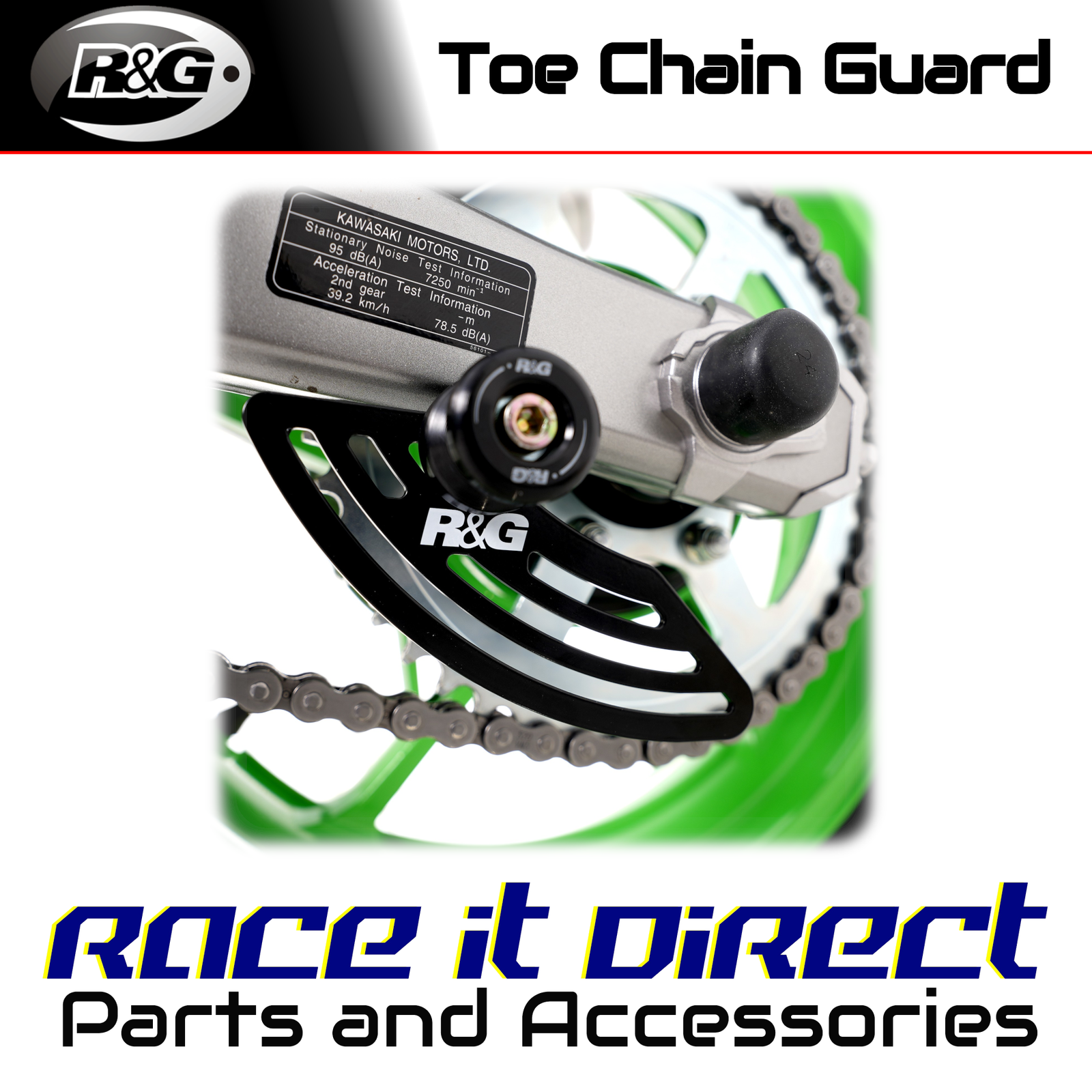 Toe Chain Guards for Kawasaki ZX-25R 2020 R&G