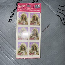 Vintage Hallmark Mattel 1995-1996 Barbie Stickers