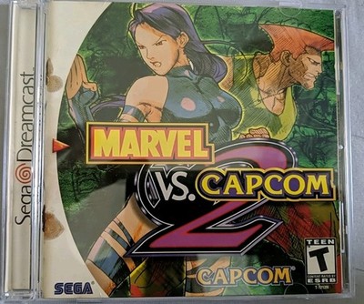 Marvel vs. Capcom 2 (Dreamcast, 2000) Authentic USA