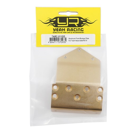 Yeah Racing Aluminum Front Bumper Plate For Team Associated RC10 # TARC-011GD - Picture 5 of 5