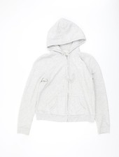 Abercrombie & Fitch Women's Grey M Full Zip Hoodie